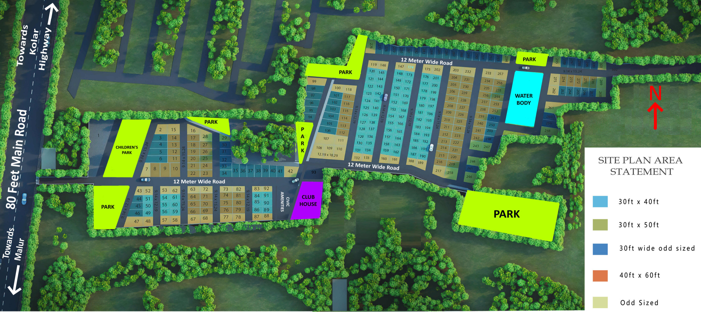 Avalon by VIZIPA Sitemap with Compass Avalon by VIZIPA Sitemap